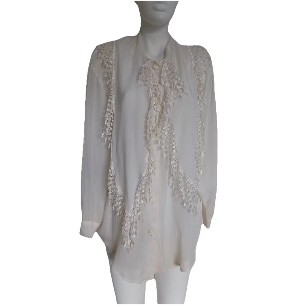 Vintage Rina Rossi blouse size Medium